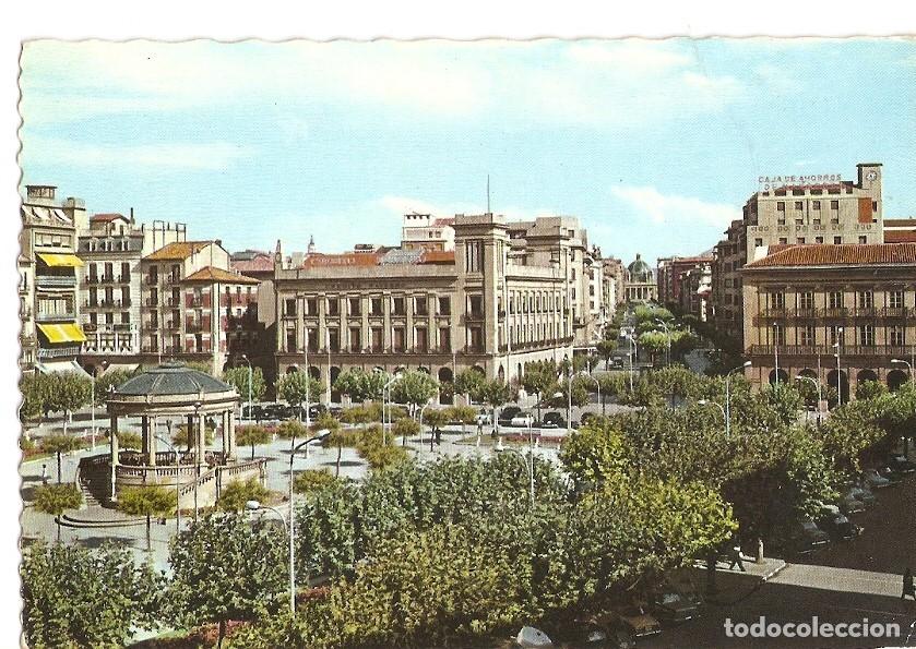 Postales: Postal 024796 : Pl. del Castillo y Avda. de Carlos III Pamplona - Varios