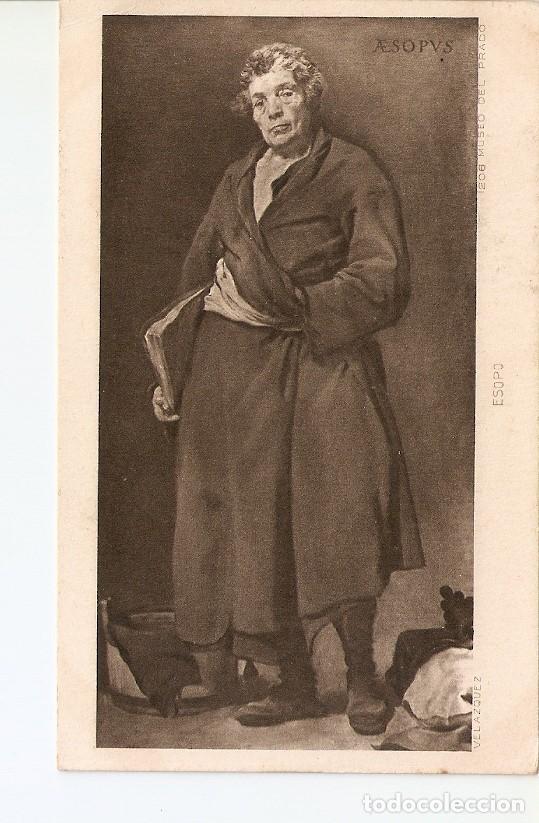 Postales: Postal 025133 : Cuadro. Esopo Velazquez. Museo del Prado - Varios