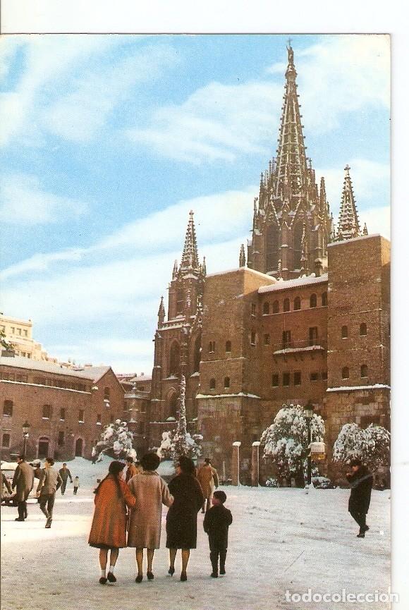 Postales: Postal 025051 : Barcelona. Catedral (Navidad 1962) - Varios