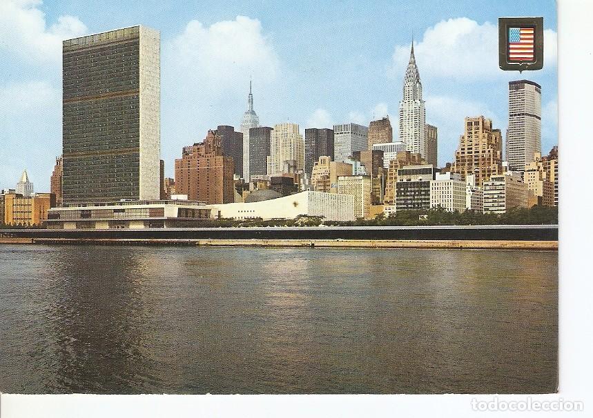 Postales: Postal 025316 : Cinco continentes New York (Estados Unidos). Edificio de Las Naciones Unidas - Vario
