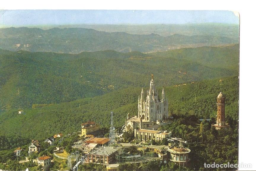Postales: Postal 025644 : Cumbre del Tibidabo y vista del Valles. Barcelona - Varios