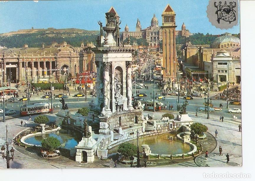 Cartes Postales: Postal 025651 : Plaza de Espa&ntilde;a. Barcelona - Varios