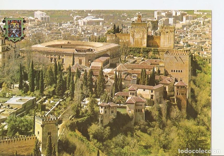 Cartes Postales: Postal 025692 : Vista general de la Alhambra. Granada - Varios
