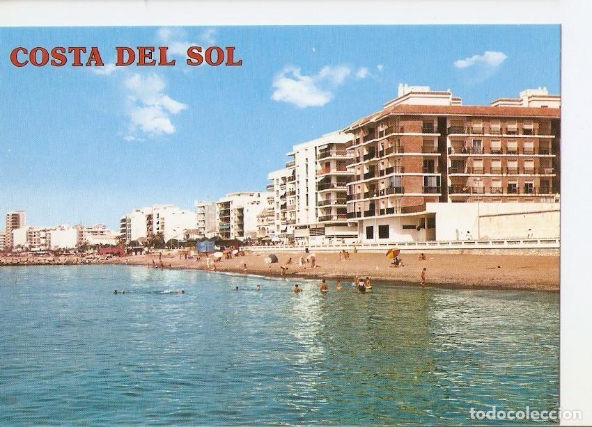 Postcards: Postal 025879 : Playa y Paseo Maritimo. Estepona (Malaga). Costa del Sol - Varios