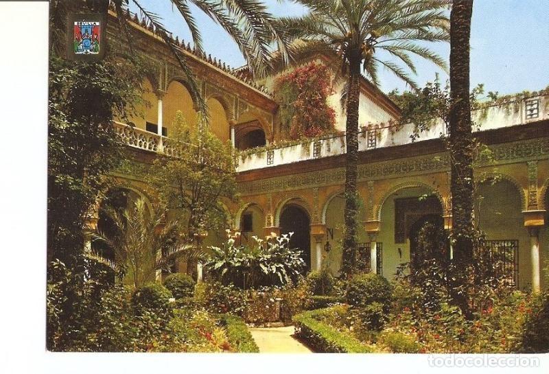 Postcards: Postal 026555 : Patio principal del Palacio de las Due&ntilde;as, Sevilla - Varios