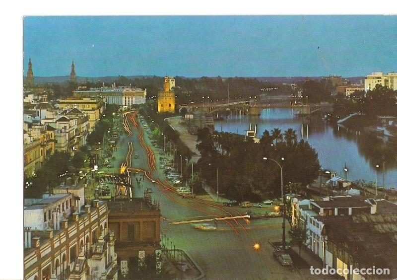 Postales: Postal 026604 : Paseo de Colon, Torre del Oro y Guadalquivir, Sevilla - Varios