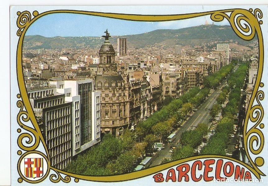 Postkarten: Postal 029509 : Barcelona Paseo de Gracia - Varios