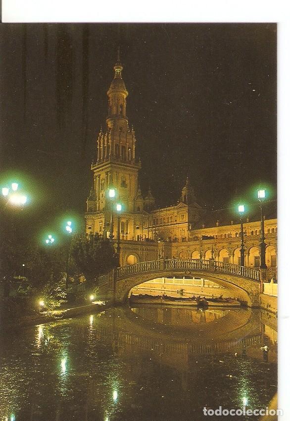 Postais: Postal 029788 : Sevilla Plaza de Espa&ntilde;a. Puente sobre el canal - Varios