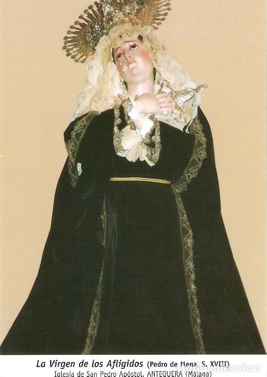 Postais: Postal 029928 : La Virgen de los Afligidos (Pedro de Mena S. XVIII) Iglesia de San Pedro Apostol. An