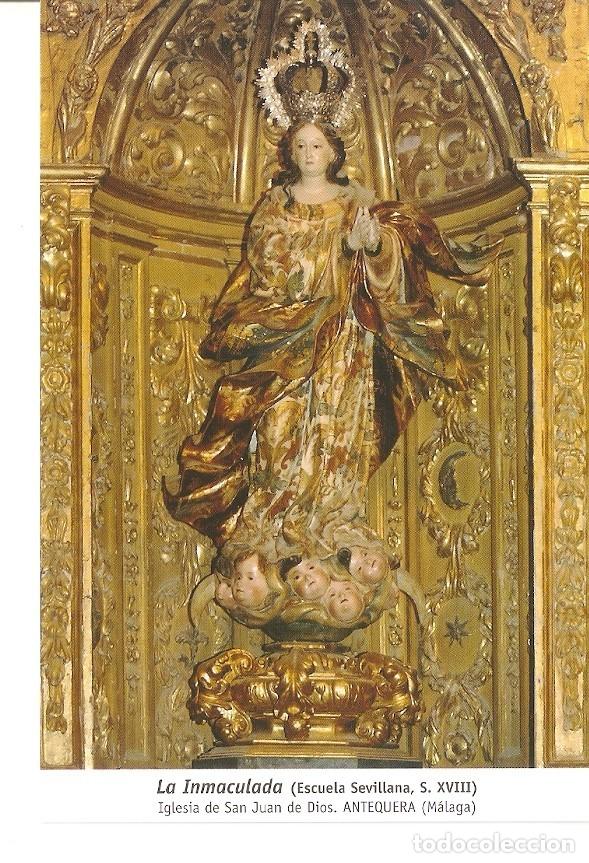 Postkarten: Postal 029942 : La Inmaculada (Escuela Sevillana S. XVIII) Iglesia de San Juan de Dios. Antequera (M