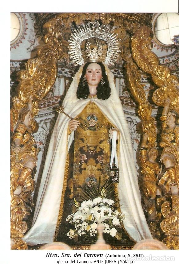 Postkarten: Postal 029937 : Ntra. Sra. Del Carmen (Anonima S. XVIII) Iglesia del Carmen. Antequera (Malaga) - Va
