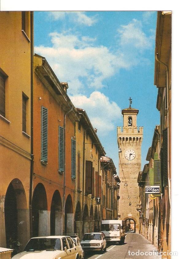 Postales: Postal 030112 : Castel S. Pietro Terme - Stazione di Cura e Soggiorno. Cours Matteotti Avenue Clock