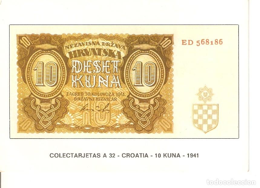 Postkarten: Postal 030499 : Colectarjetas A 32 Croatia - 10 Kuna -1941 - Varios