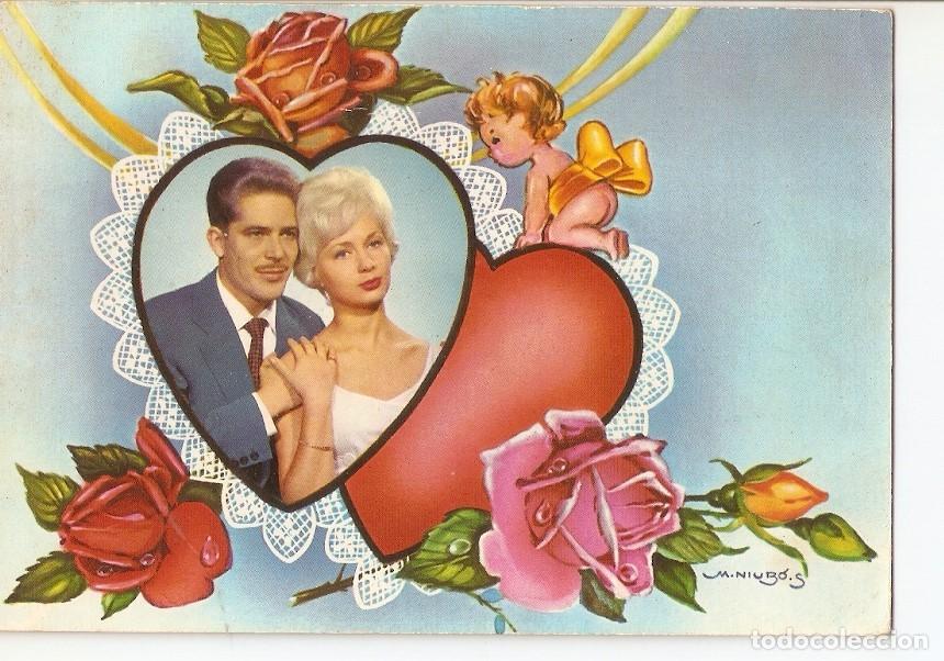 Postcards: Postal 030546 : Pareja y Cupido - Varios