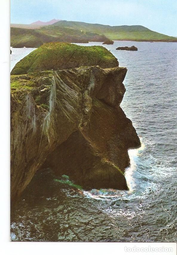 Postkarten: Postal 030765 : Celorio (Llanes) Perfil de Cristo (Roca Natural) - Varios