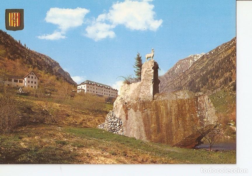 Postkarten: Postal 031119 : Pirineu Catala (Lleida). Vall de Bohi. Perspectiva del Balneari de Caldes de Bohi. E