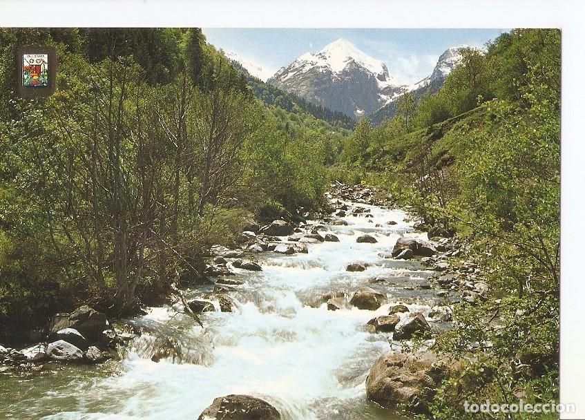 Postcards: Postal 031153 : Pirineu Catala (Lleida). Vall dAran. Paisatge de lArtiga de Lin i Riu Joeu - Varios