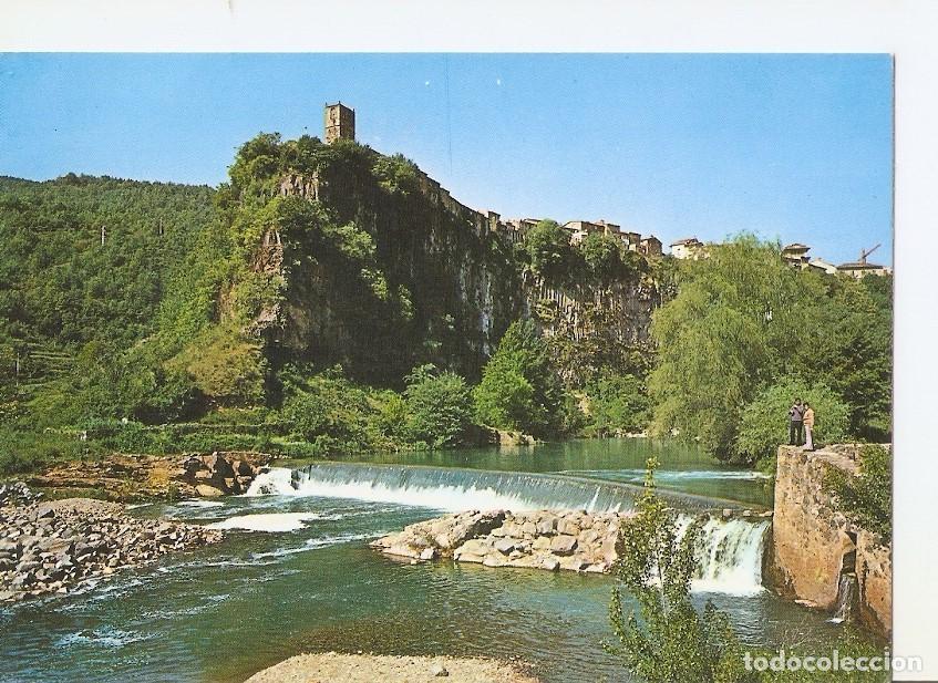 Postais: Postal 031261 : Castellfullit de la Roca (Girona). Rio Fluvia y vista parcial - Varios