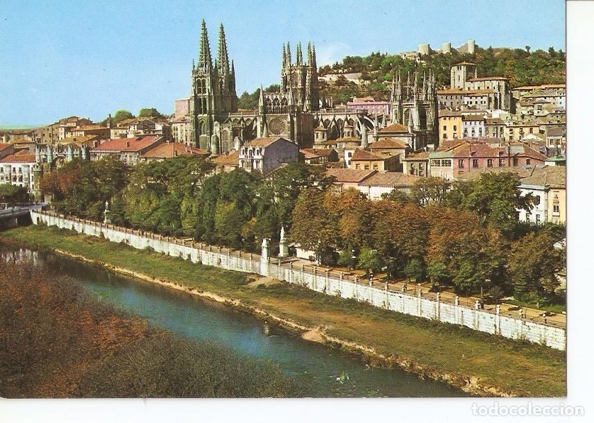 Cartoline: Postal 031362 : Burgos. Paseo del Espolon y Catedral - Varios