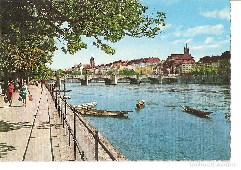 Postcards: Postal 031202 : Basel Pont du milieu et cathedrale - Varios