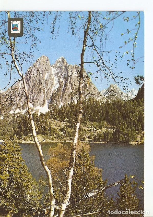 Postkarten: Postal 031732 : Pirineu Catala (Lleida). Regio dEspot. Lago de San Mauricio y Els Encants - Varios