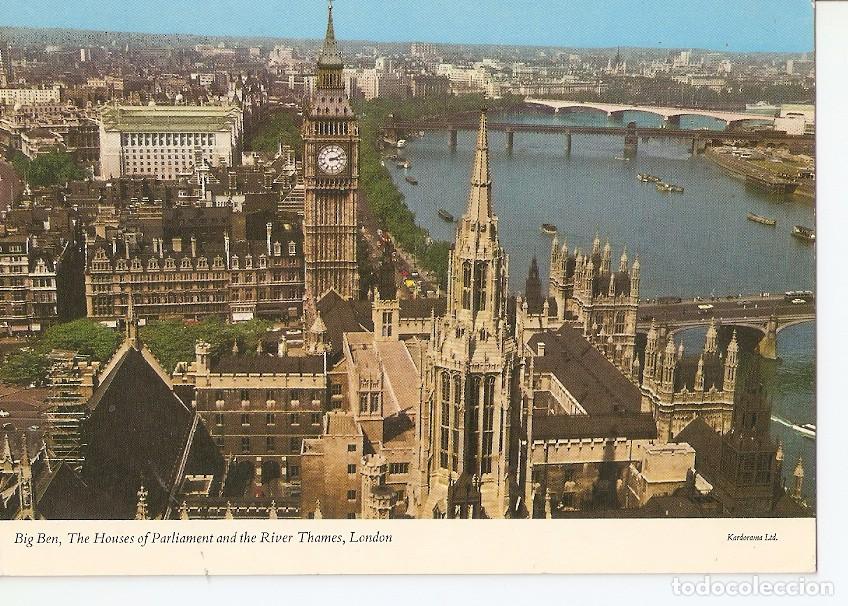 Cartoline: Postal 032017 : Big Ben The Houses of Parliament and the River Thames London - Varios