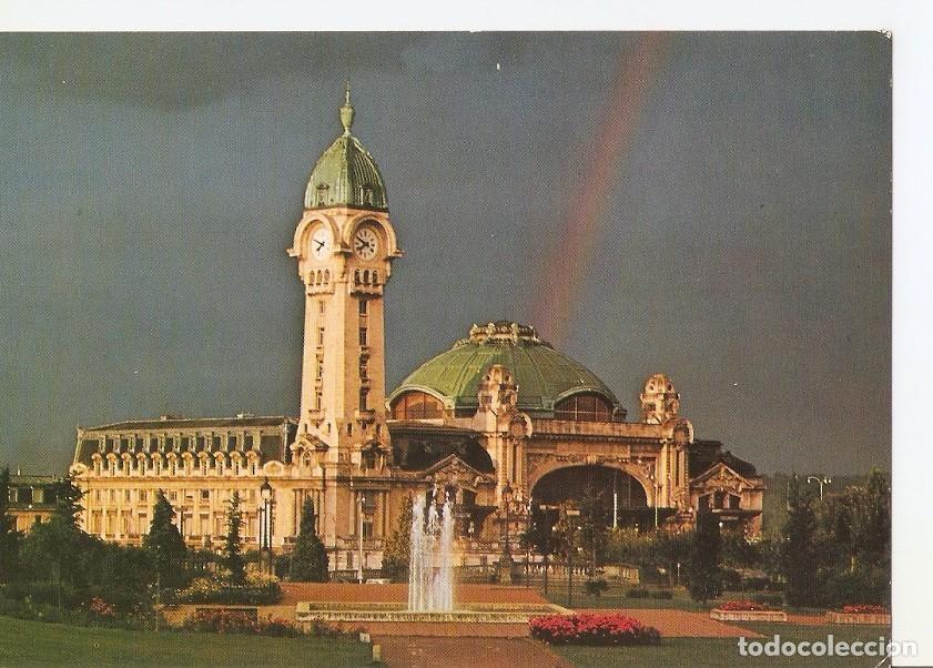 Postkarten: Postal 032038 : Limoges (Haute-Vienne). La gare des Benedictins vue de nuit - Varios