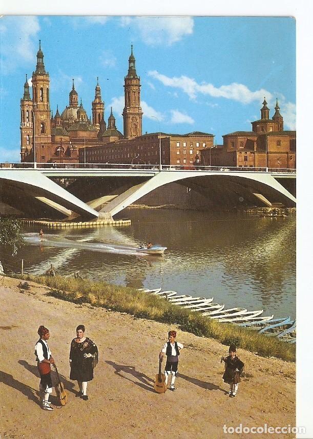 Postkarten: Postal 032064 : Zaragoza. Puente de Santiago y el Pilar - Varios