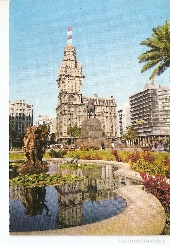 Postales: Postal 032227 : Montevideo. Plaza Independencia - Varios