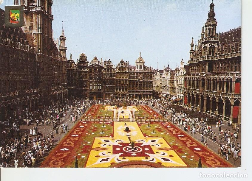 Cartoline: Postal 032188 : Bruxelles: GrandPlace - Tapis de fleurs - Varios