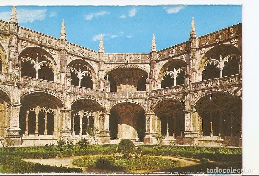 Cartoline: Postal 032587 : Lisboa (Portugal). Mosteiro Dos Jeronimos (Claustro) - Varios
