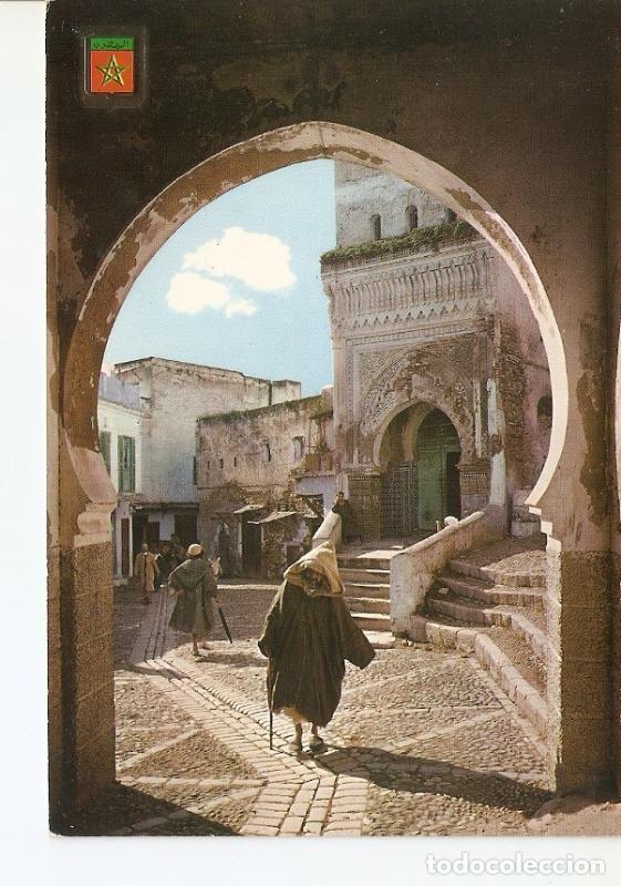 Postcards: Postal 025109 : Calle Zama Tarrak y Puerta del Cementerio. Tetuan. - Varios