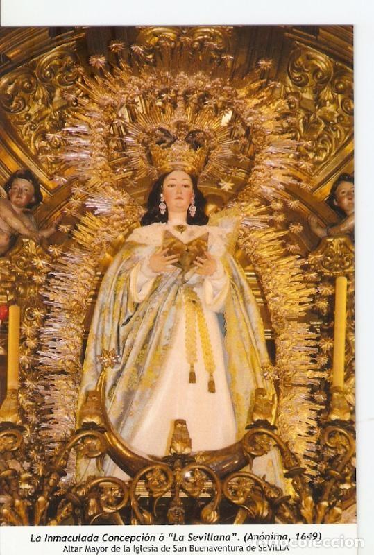 Postais: Postal 029908 : La Inmaculada Concepcion o La Sevillana. (Anonima 1649). - Varios