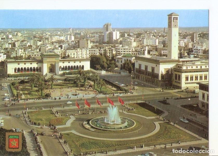 Postkarten: Postal 032661 : Casablanca Fuente luminosa y musical. Plaza de las Naciones Unidas - Varios