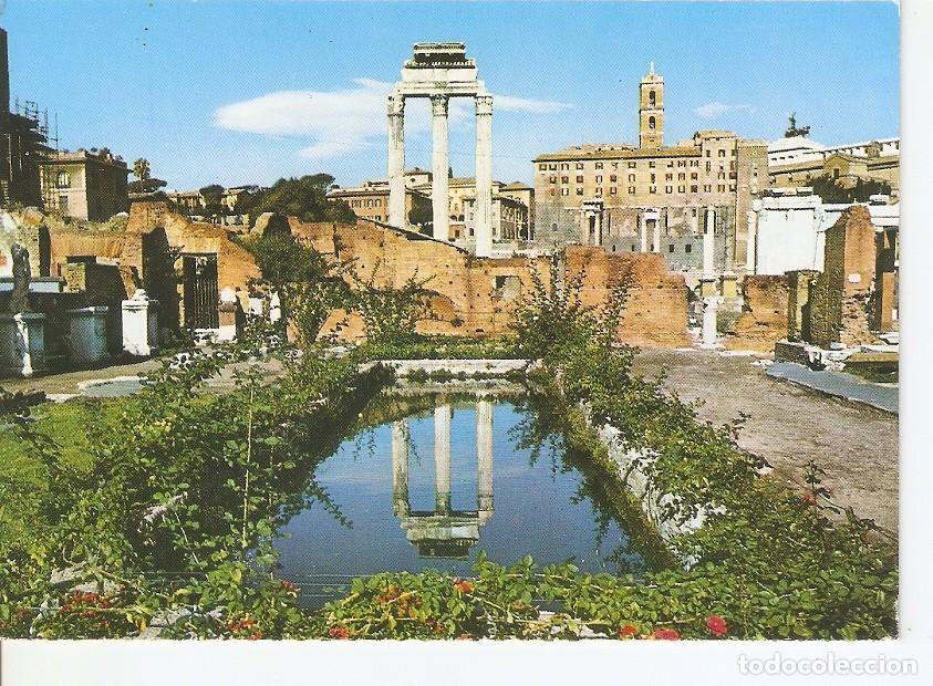 Postkarten: Postal 032678 : Roma. Roman Forum - Temple of Castor and Pollux and Capitolinum Palace - Varios