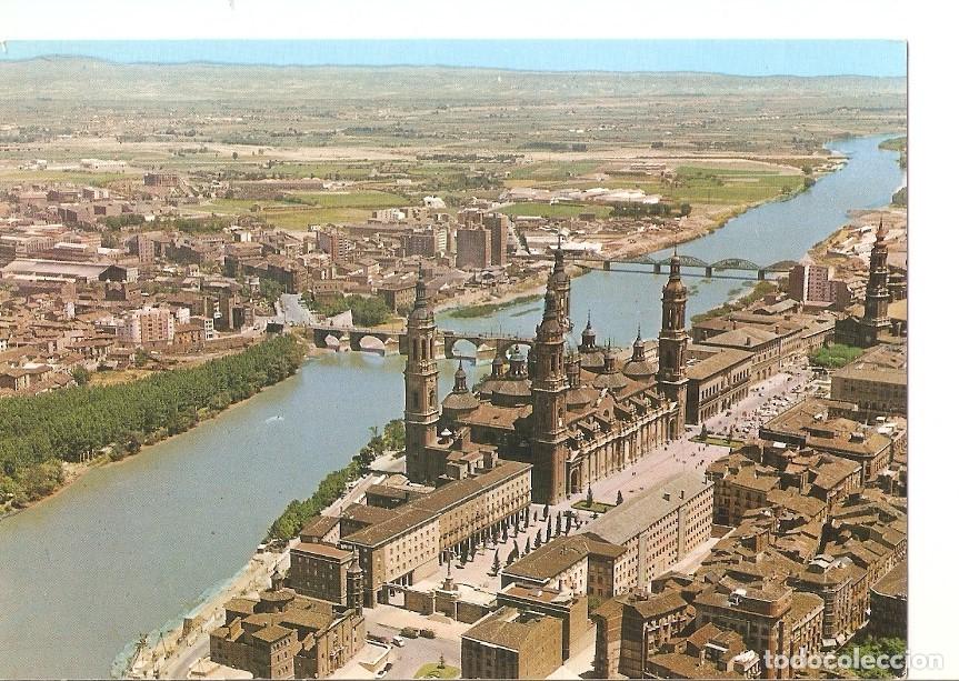 Postales: Postal 032885 : Zaragoza. Basilica del Pilar y Rio Ebro - Varios
