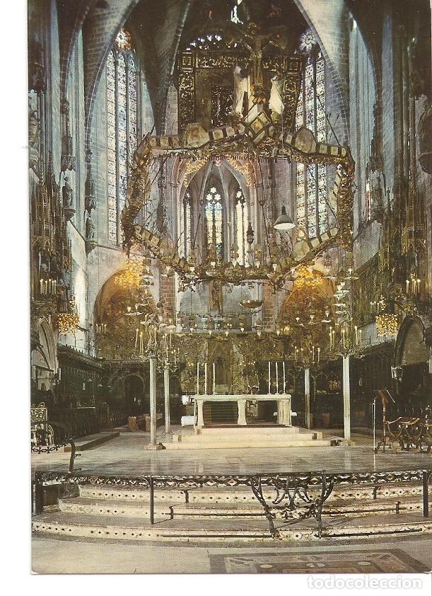 Postales: Postal 033186 : Palma - La Catedral (siglo XIII) detalle de su interior - Varios