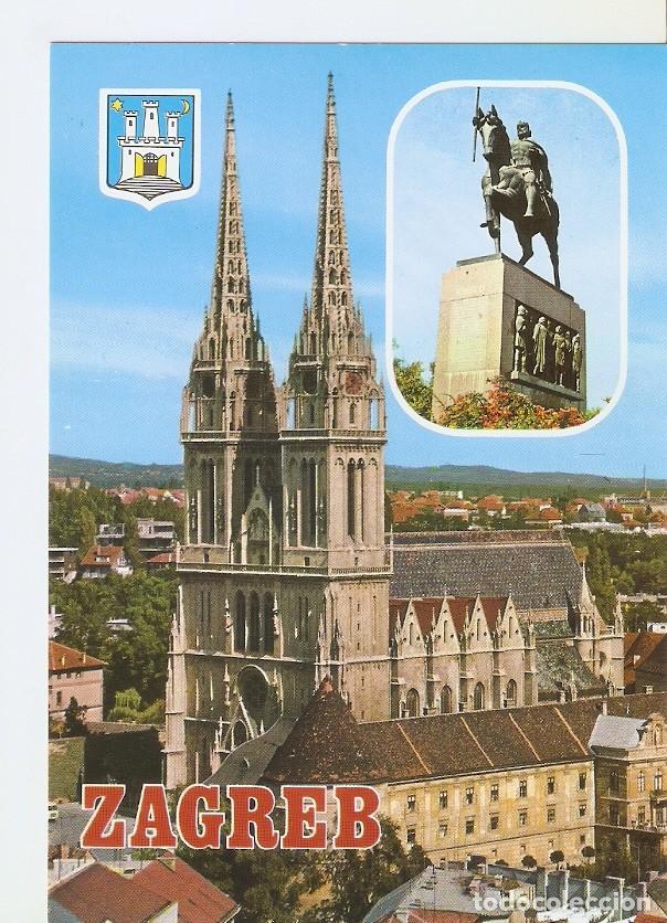 Postcards: Postal 033495 : Zagreb - Katedrala Croacia - Varios