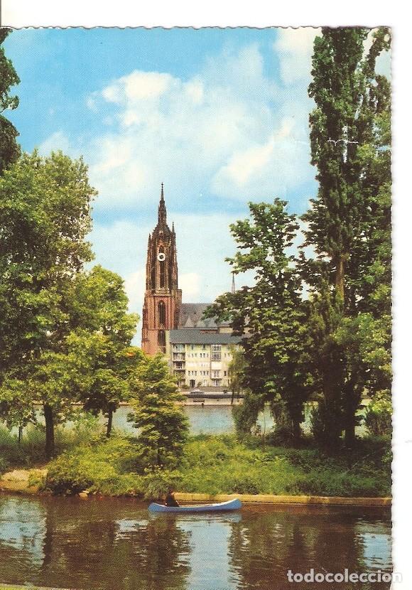 Cartoline: Postal 033590 : Frankfurt/Main. Mainpartie mit Dom - Varios