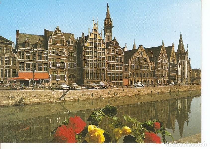 Postais: Postal 033628 : Gent: The Graslei - Varios