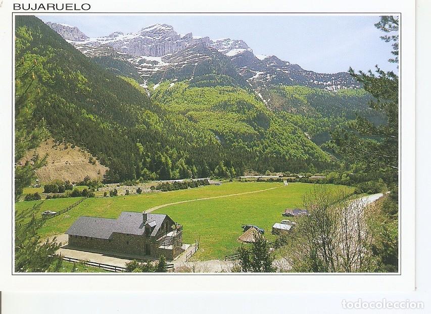 Postales: Postal 033930 : Pirineo Aragones (Huesca). Valle de Bujaruelo. Zona del acampada al fondo. Pico Gabi