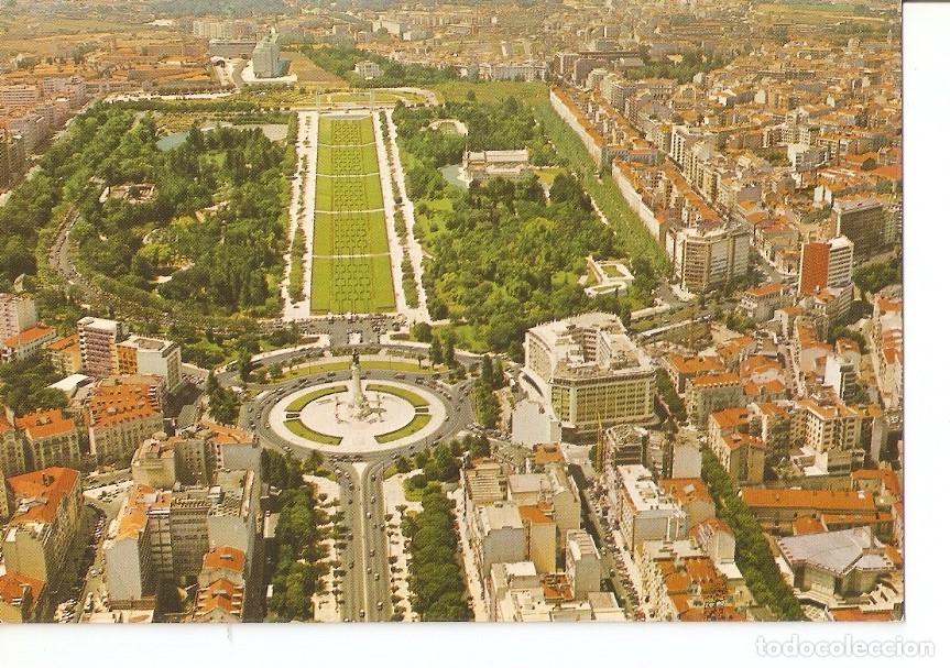 Postkarten: Postal 034018 : Lisboa - Portugal. Parque Eduardo VII e Av. da Liberdade - Varios