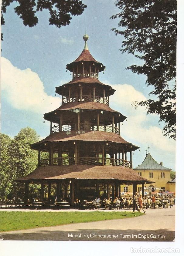 Postkarten: Postal 034116 : Munchen - Munich - Monaco. La Torre cinesse nel Giardino Inglese - Varios