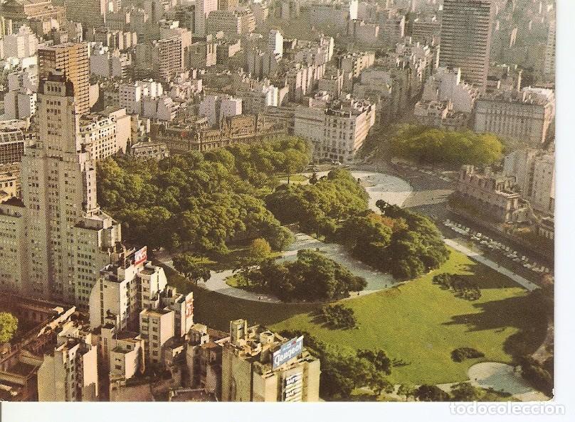 Postais: Postal 034302 : Buenos Aires. Vista aerea de la Plaza San Martin - Varios