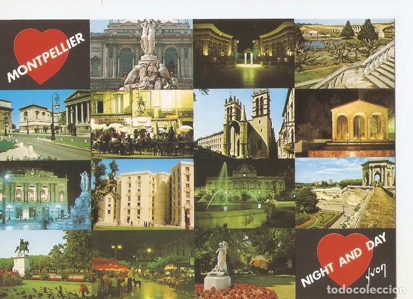Postkarten: Postal 034497 : Montpellier Nuit et Jour (Herault) - Varios