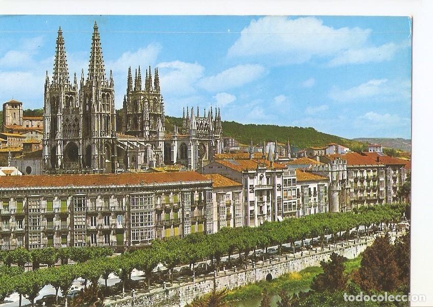 Cartes Postales: Postal 034569 : Burgos Av. Del Generalisimo y Catedral - Varios