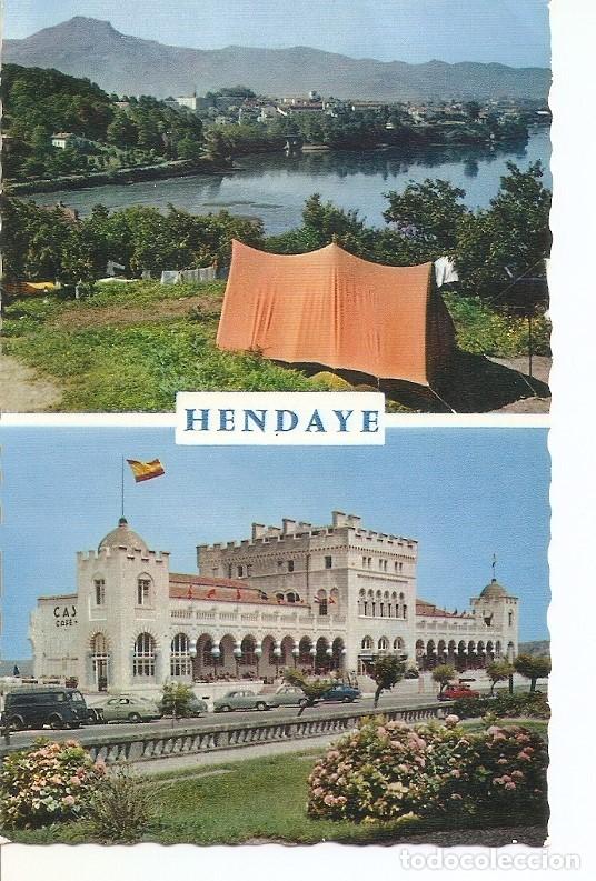Postales: Postal 034494 : Hendaye (Frontiere Franco-Espagnole). Hendaye-Ville - Baie et Montagne des 3 couronn