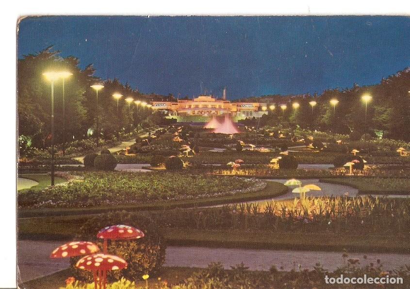 Postais: Postal 034683 : Estoril (Portugal). Vista nocturna do Parque - Varios