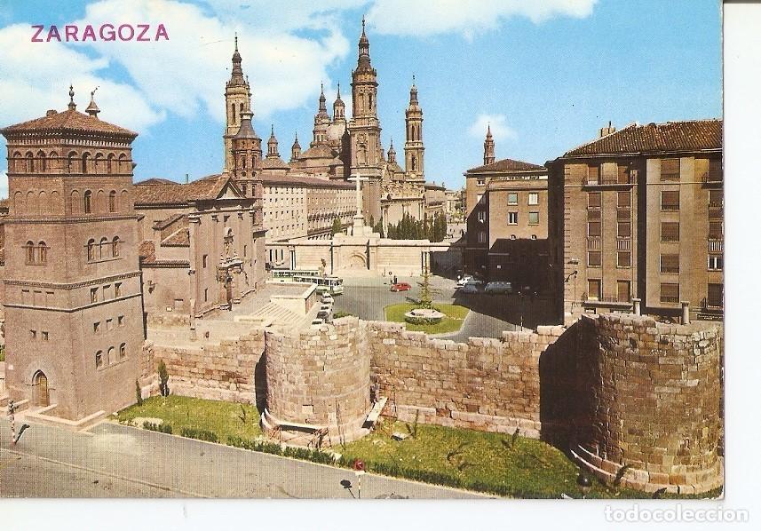 Postales: Postal 034898 : Zaragoza. Murallas romanas y Torreon de la Zuda - Varios