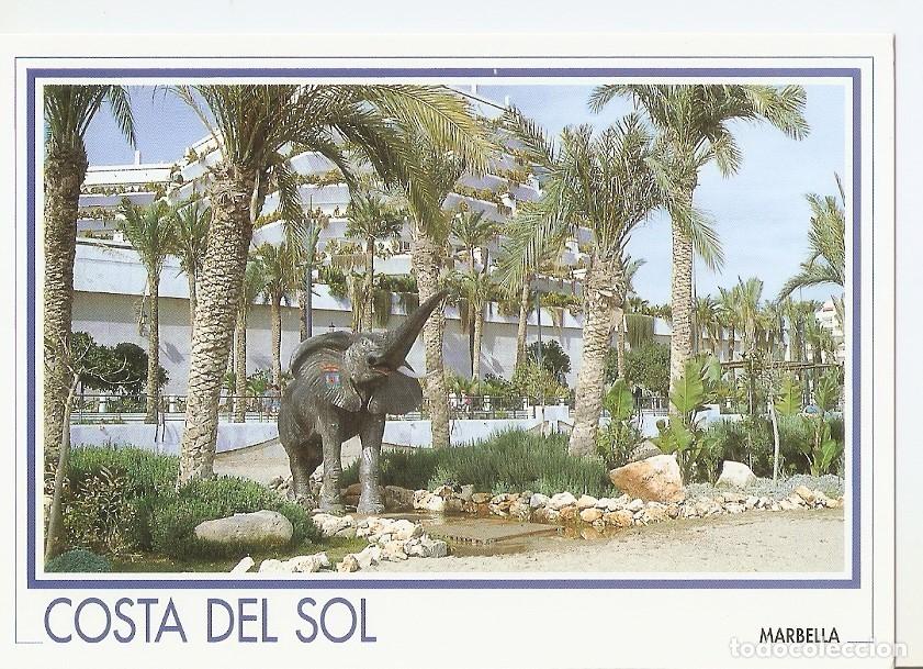Cartoline: Postal 034957 : Marbella. Playa y Paseo maritimo - Varios